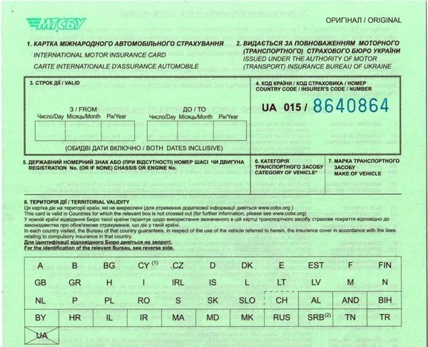 Зелена карта: належний захист за кордоном